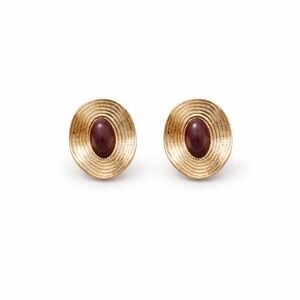 Retro Oval Earrings. (2706)